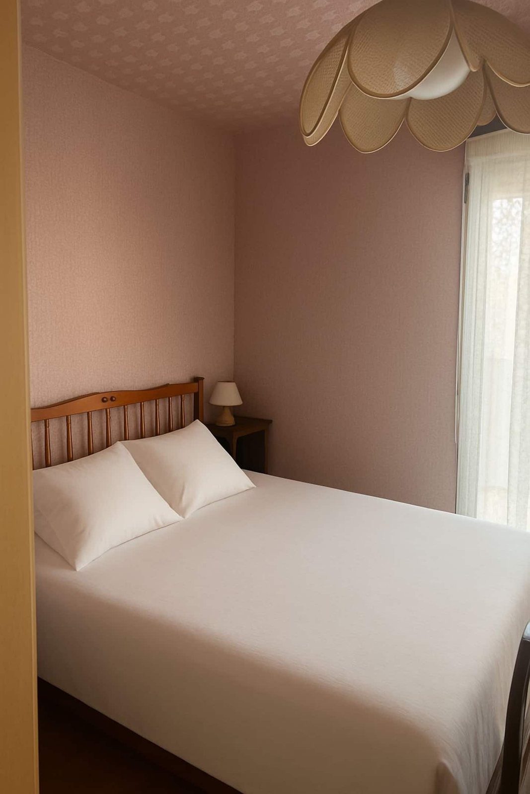 Chambre double de l’appartement Le Jasmin
